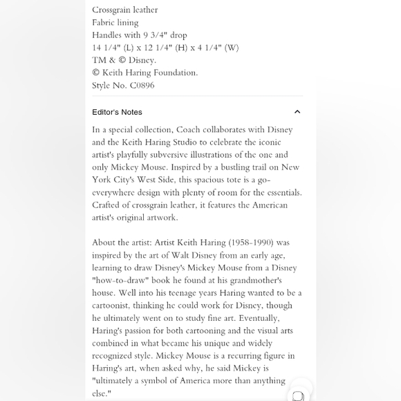 Coach Mickey Mouse Purse ❤️🖤 - Picture 12 of 12